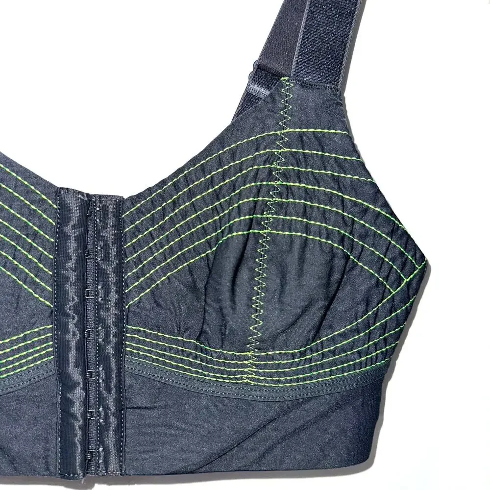 Fabletics Ines Low Impact Sports Bra in Night Shade/Neon Size XS
